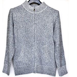 Christina Blue Wool Blend Sweater